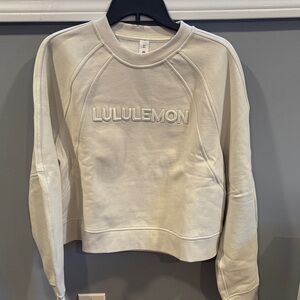 lululemon athletica Women's Off-White Sweatshirt
